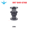 Van Một Chiều PVC Kết Nối Mặt Bích D90